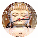 Relógio De Parede Budismo Buda Meditação Interior