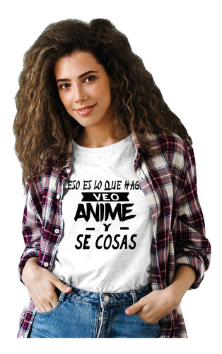 Ropa Para Mujer De Anime Otakus Blusas Blancas Sublimadas Cl