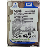 Disco Wd5000bpvt-22hxzt1 500gb Sata - 2892 Recuperodatos