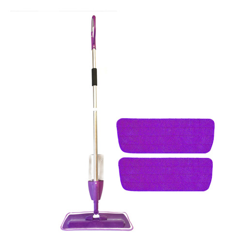 Combo Mopa Microfibra 360º Spray + 2 Paños Violeta 90062-1