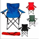 Reposera Silla Plegable Playa Camping Oferta Por 4 Unidades