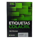 Etiqueta Impressora A4 63,5 X 38,1mm 100 Fls Ca4360 Colacril Cor Branco