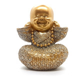Buda Baby Bebê Surdinho Baby Buda Estatueta 9 Cm Brilhante