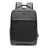 Mochila Notebook Impermeável 15,6 Dell Asus Hp Lenovo Acer Cor Cinza