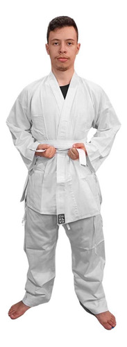 Kimono Karate Haganah Adulto Reforçado + Faixa