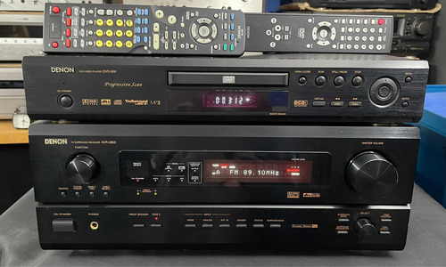 Receiver Denon Avr 2803 + Cd/dvd-900 Ñ Pioneer Sony Marantz