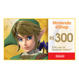 Cartão Gift Card Digital Nintendo Eshop R$300 Envio Imediato