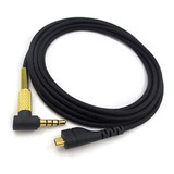 Cable De Audio De Nailon De 0.138in Para Steelseries Arctis