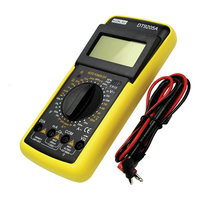 Multimetro Digital Com Capacimetro E Beep - Emborrachado