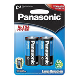Pila Panasonic Carbon Zinc Azul C Con 24 Unidades 1.5v