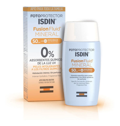 Isdin Fotoprotector Fusion Fluid Mineral Spf 50+ X 50 Ml