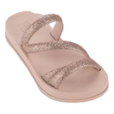 Tamanco Sandalia Slide Zaxy Glitter Infantil