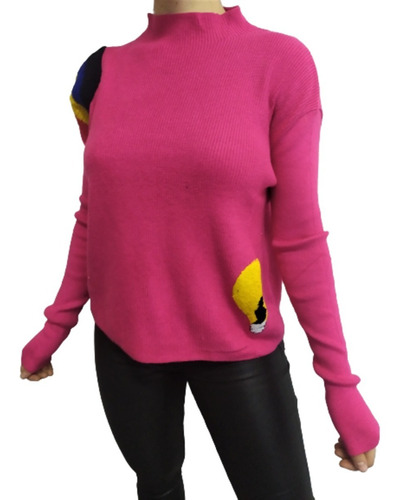 Sweater Apliques Colores Calidad!