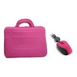 Maleta Case Luva Para Notebook 15.6 + Mouse Multilaser Rosa