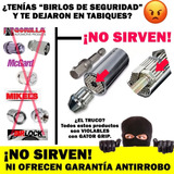 Gorilla Set 4 Birlos Seguridad Mg Hs