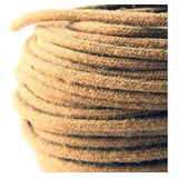 Cable Textil Vintage Tipo Yute Arpillera X 5 Mts