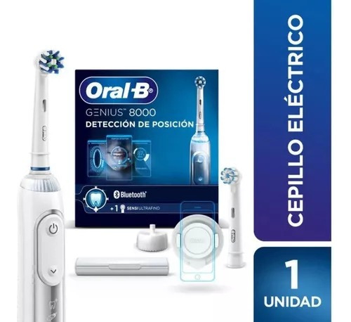 Cepillo Dental Eléctrico Oral-b Genius + Repuesto 2 Unidades