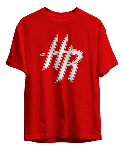 Remera Basket Nba Houston Rockets Roja Logo Hr