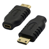 Gintooyun Adaptador Micro Hdmi Hembra A Mini Hdmi Macho, Mi.