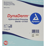 Dynaderm Apósito Hidrocoloide Extra Thin 10x10 Cm 10 Pzas