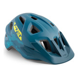 Casco Bici Met Eldar Mtb Color Azul Talla Unitalla 52-57cm