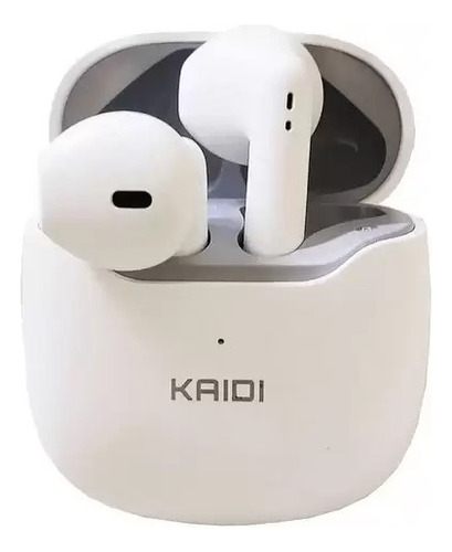 Fone Ouvido Bluetooth Kaidi Sem Fio Celular Tws Kd771 Branco