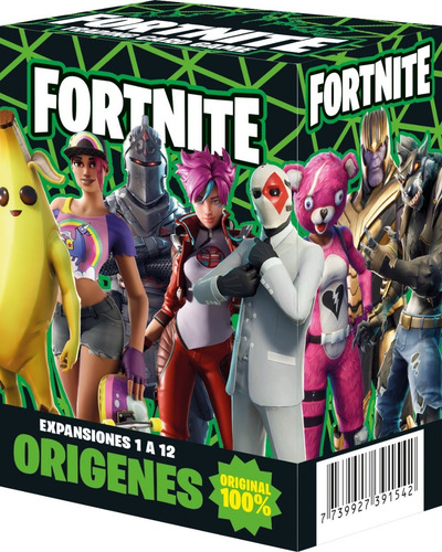 Cartas Fortnite - Caja Cualquier Color