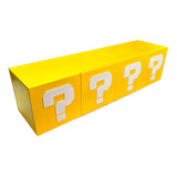 Repisa Flotante Super Mario Bros Pelicula Amarilla 4signos  