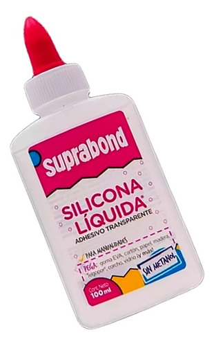 Adhesivo  Silicona Líquida 100ml Transparente Suprabond