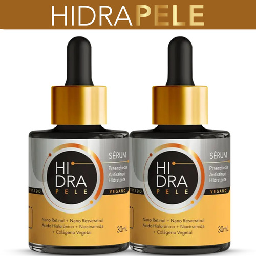 2 Uni Hidra Pele Sérum 30ml Original - Revendedor Autorizado