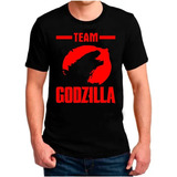 Polera Estampada Team Godzilla