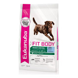 Alimento Eukanuba Fit Body Weight Control Para Perro Adulto De Raza Grande Sabor Mix En Bolsa De 3 kg