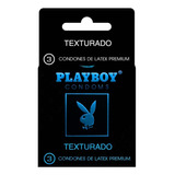 Preservativo Playboy Texturado, Caja De 3 Unidades