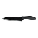 Cuchillo Cheff Linea Basic 8 Acero Inox Antiadherente Hudson Color Negro