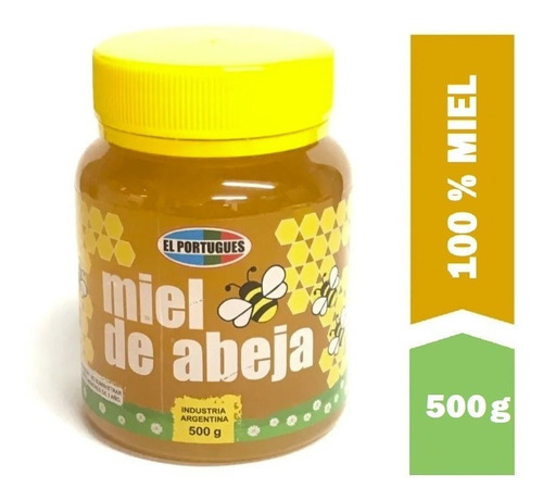 Miel De Abejas Pura 100%  X 500gr - Envíos Todo El País