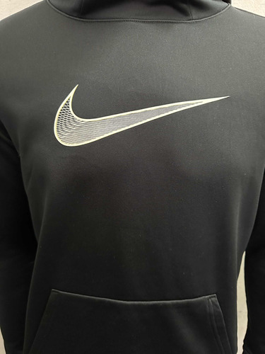 Buzo Canguro Nike Dri Fit Black Talle Small