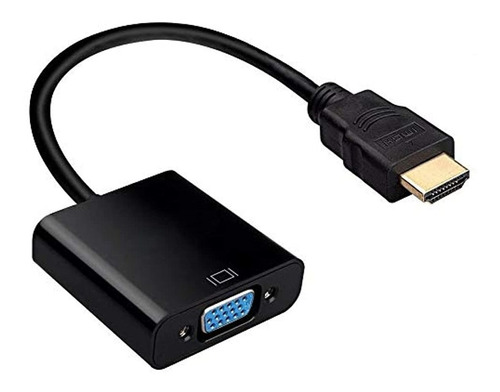 Hdmi A Vga Chapado En Oro Adaptador Conversor Macho A Hembra