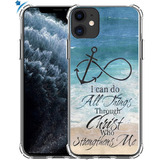 Funda Para iPhone 11 Diseno Playa Frase Biblia