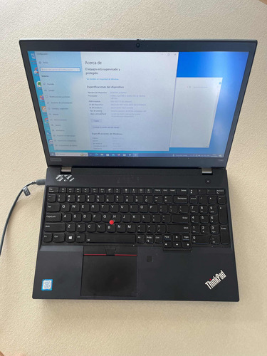 Notebook Lenovo Thinkpad T590 15.6 I5 8gb Ram 256 Gb Almace