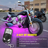 Nilight Kit De 8 Luces Led Rgb Para Motocicleta, Impermeable