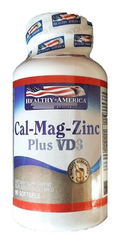 Calcio Magnesio Zinc + Vitamina D3 - Healthy America