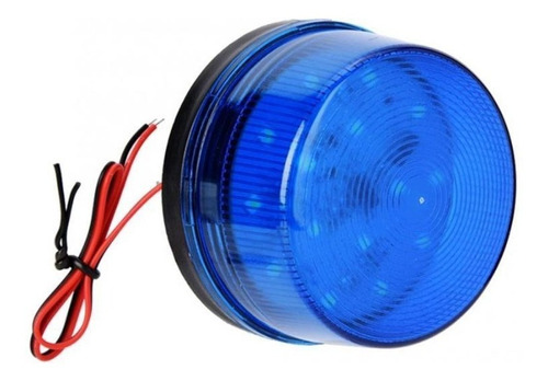 Baliza Led Luz Estroboscópica Garita Policía Azul Flash