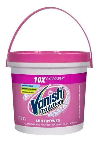 Detergente En Polvo Vanish Oxi Action 2.8 Kg Em