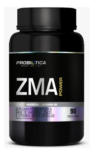 Suplemento Em Cápsulas Probiótica Zma Power - 90 Minerais/proteínas/vitaminas Em Pote De 100g