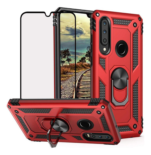 Funda Con Protector De Pantalla De Vidrio De Huawei P30 Lite