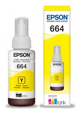 Tinta Epson T664 Yellow Original 70 Ml