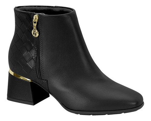 Coturno Feminino Cano Curto Modare Ankle Boot Salto Bloco