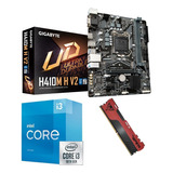 Kit Upgrade Intel I3 10105 + H410m-h Gigabyte + 8gb 3200mhz