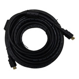 Cable Hdmi Doble Filtro Dorado 7 Metros Full Hd 1080p Ramos