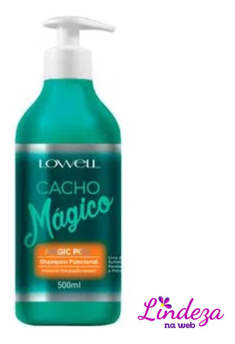 Lowell Cacho Mágico Magic Poo Shampoo Sem Sulfato 500ml Full